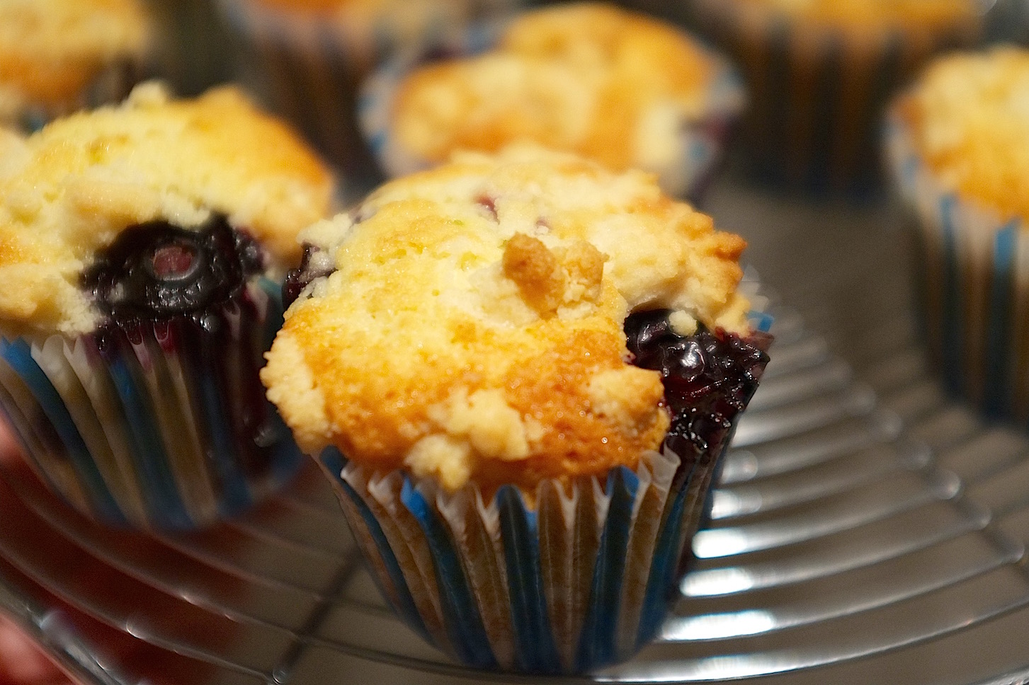 Muffins aux myrtilles inoubliables