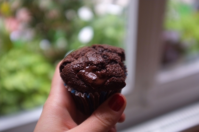 Muffins tout chocolat