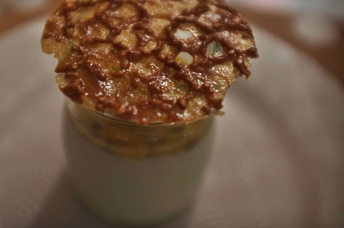 Panacotta à la noix de coco et fruits de la passion