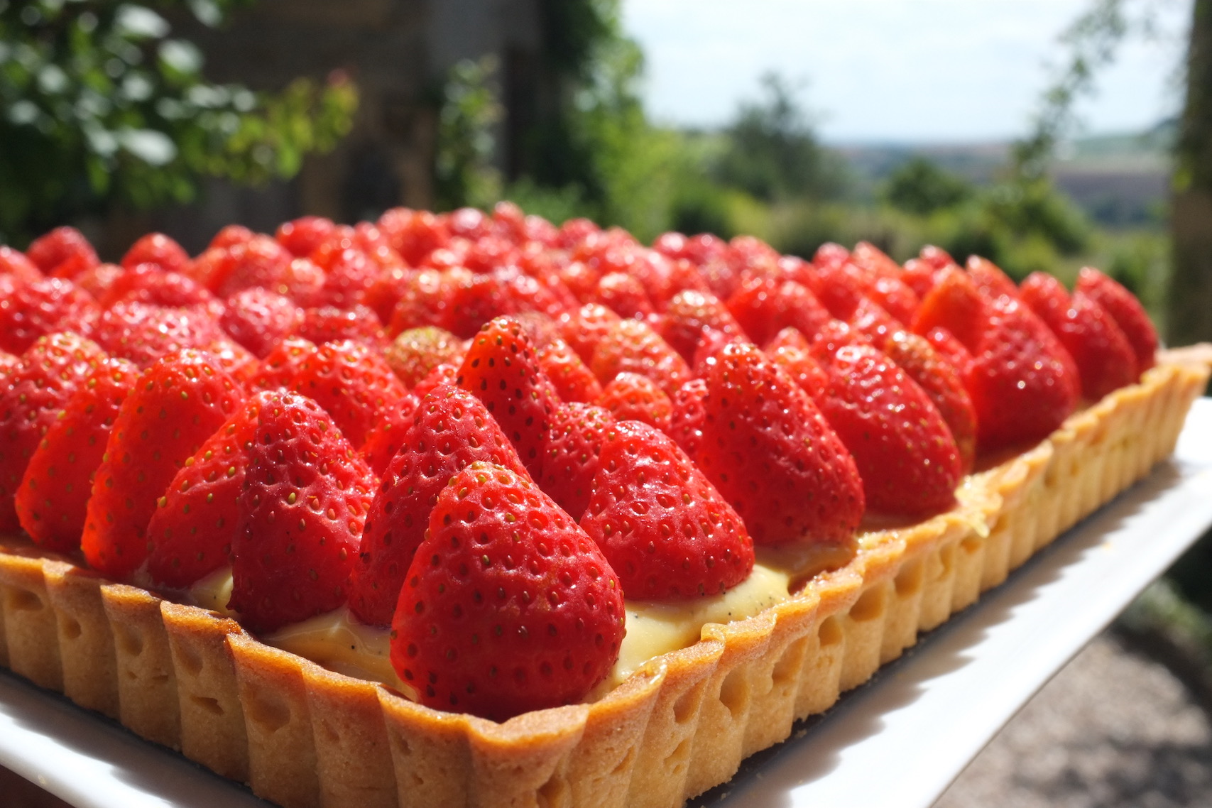 Tarte aux fraises