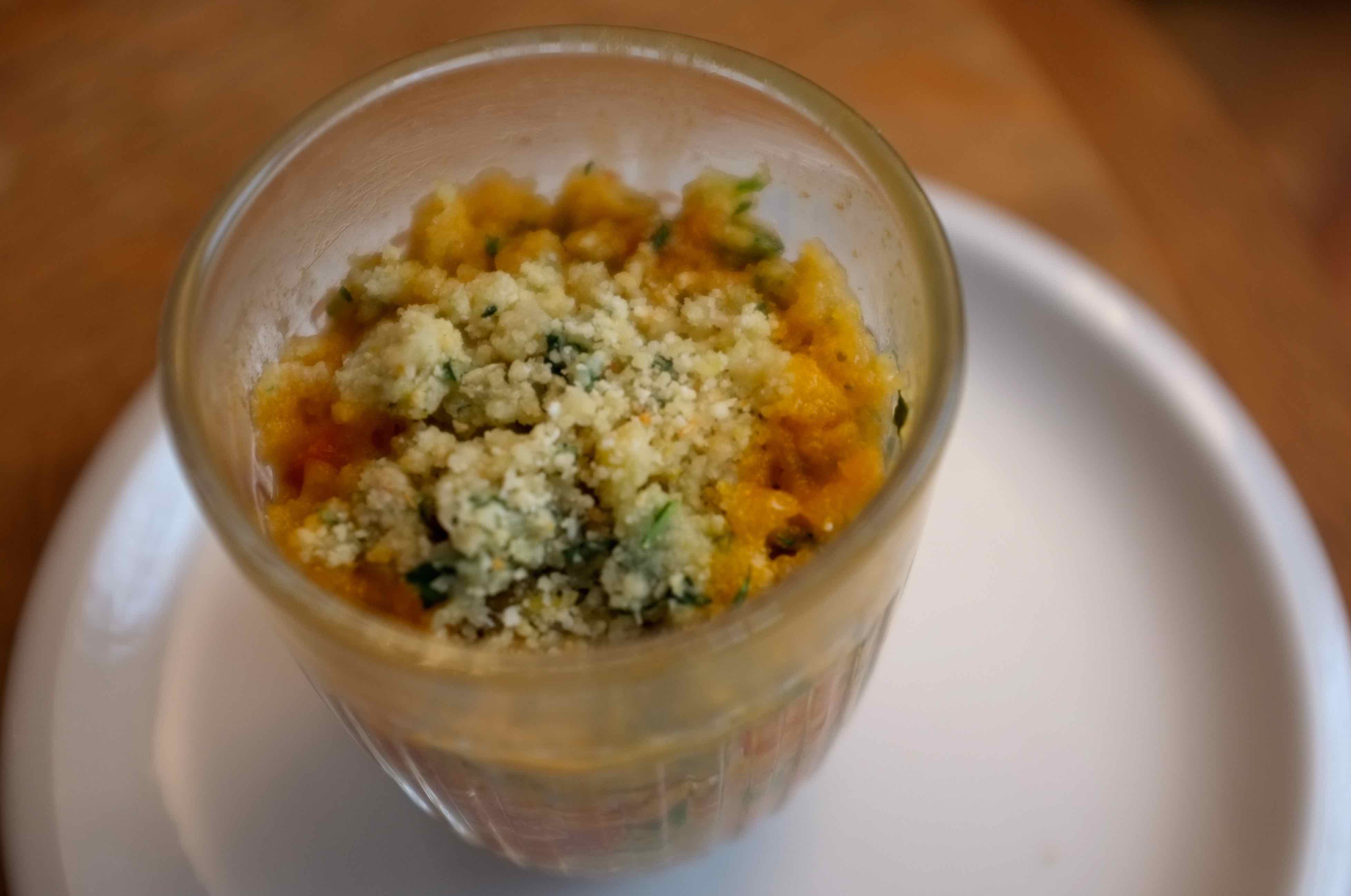 Mug crumble olive tomate