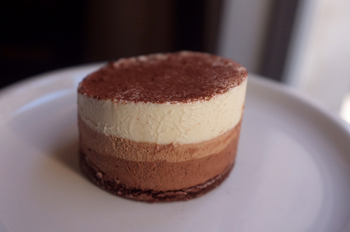 Entremets trois chocolats